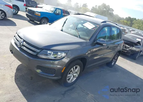 2016 Volkswagen Tiguan S from USA, damaged, VIN WVGBV7AX7GW582549